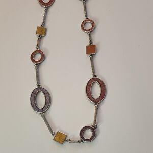 Popsicle Elegant Multi-Color Geometric Necklace 37-40"